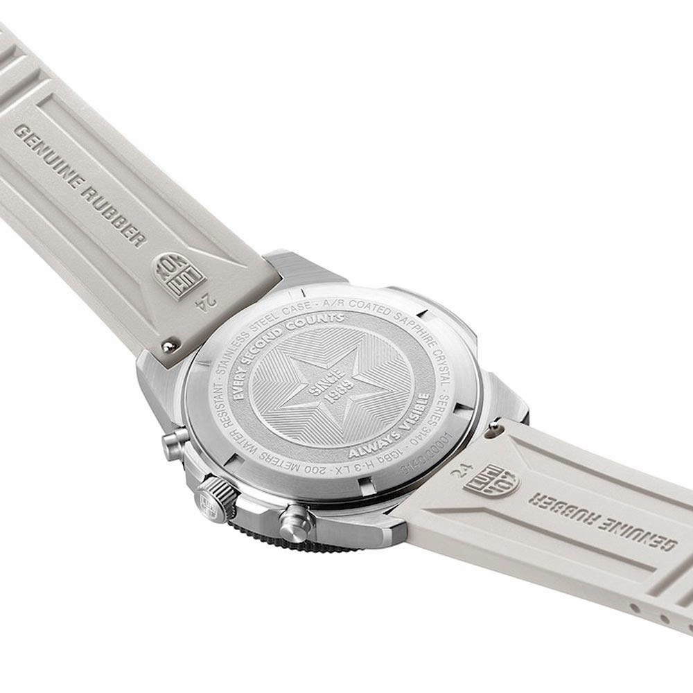 Luminox Men's Chronograph Watch - Pacific Diver Black Dial Rubber Strap | 3141