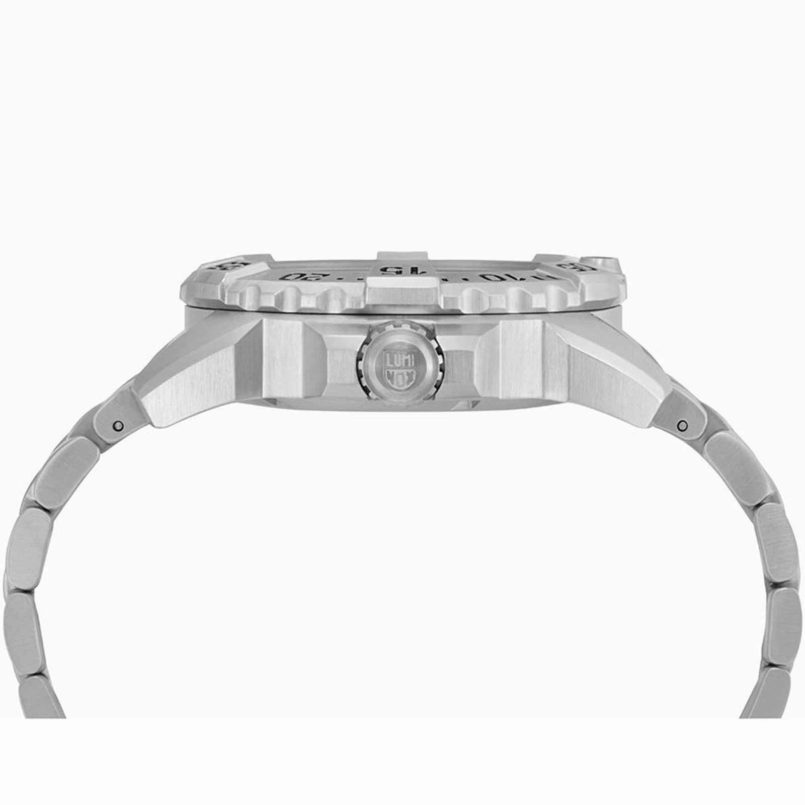 Luminox Men's Quartz Watch - Navy Seal Steel Blue Dial Silver Bracelet | 3254