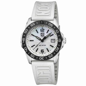 Luminox Men's Quartz Watch - Pacific Diver Ripple White Rubber Strap | 3128.M.SET