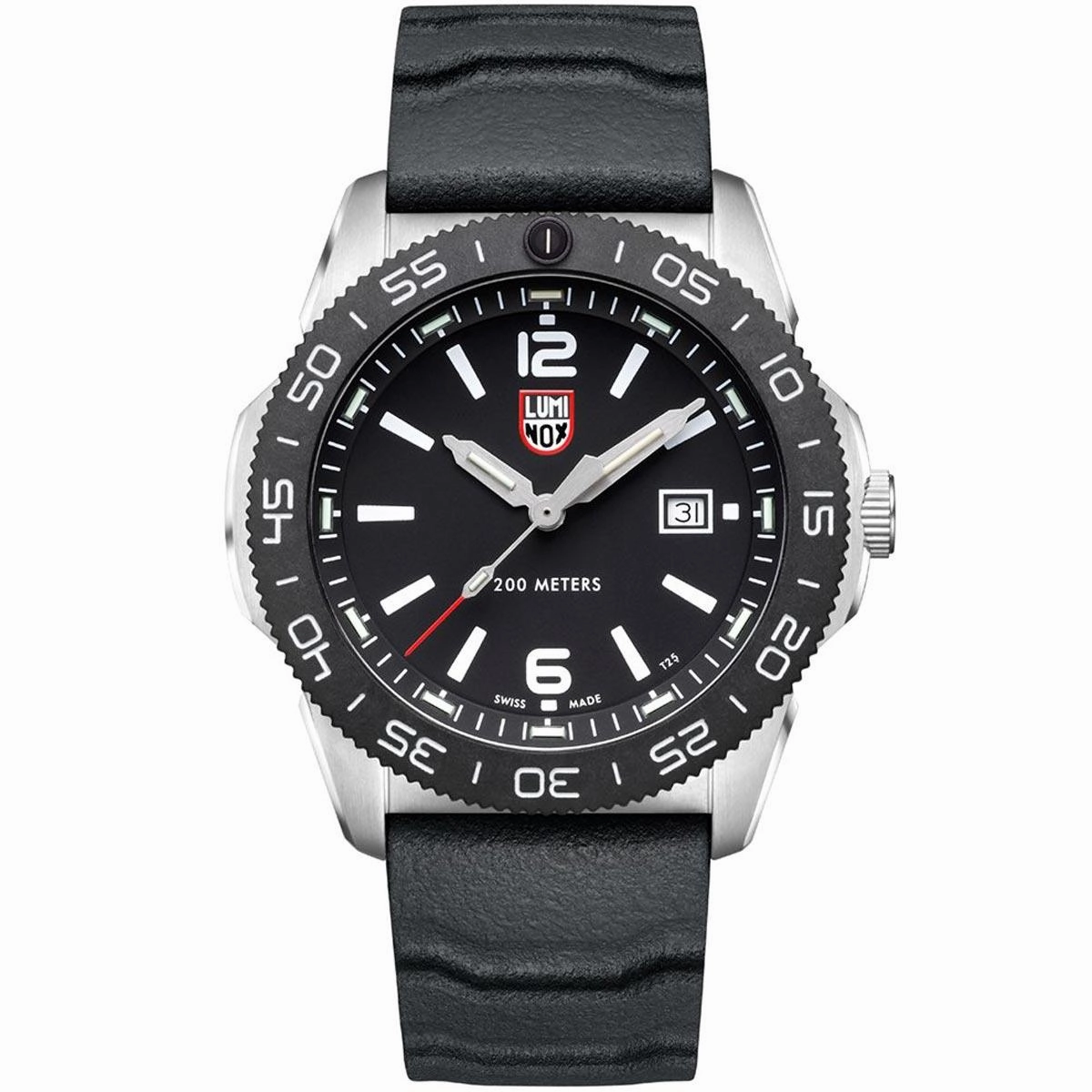 Luminox Men's Quartz Watch - Pacific Diver Rotating Bezel Black Dial Strap | 3121