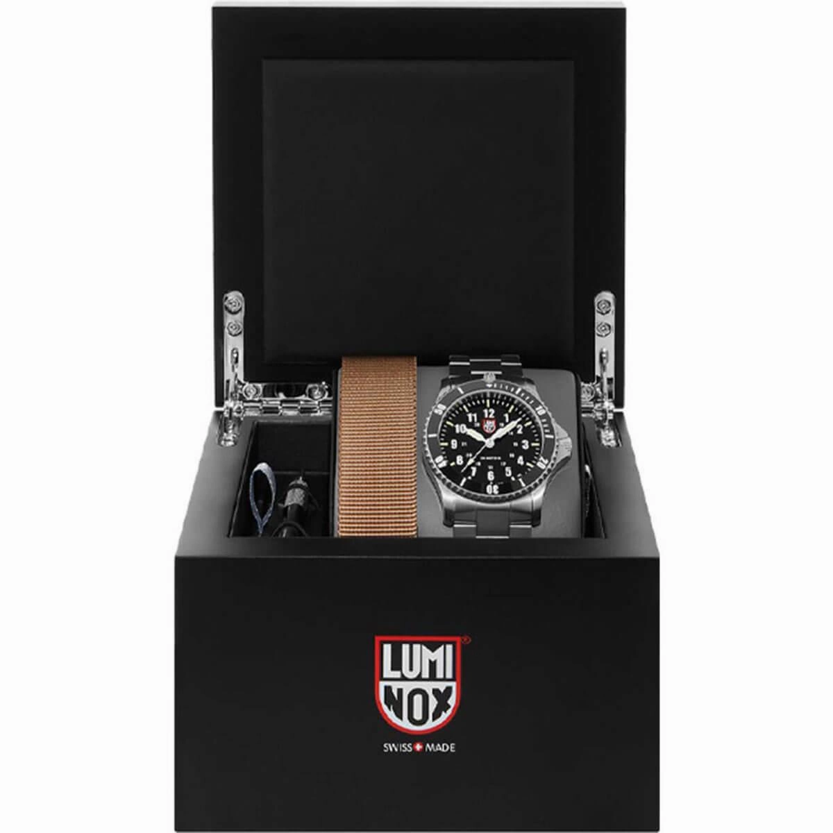 Luminox Men's Quartz Watch - Sport Timer 30th Anniversary Dark Brown Strap Dive | 0901.SET