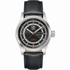 Luminox Men's Swiss Automatic Watch - Atacama Field Black and Silver Dial Strap | 1901