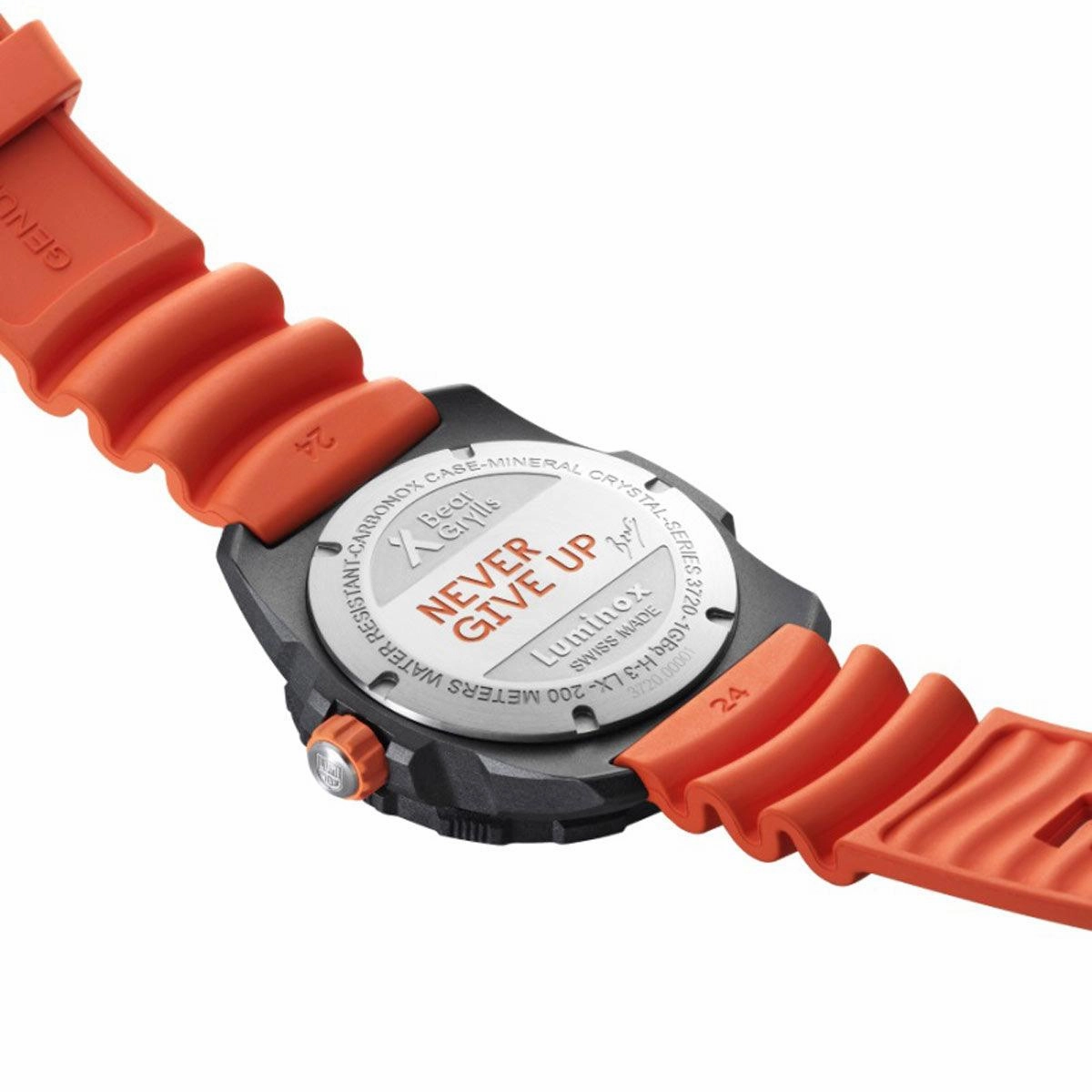 Luminox Men's Swiss Quartz Watch - Bear Grylls Survival Black Dial Strap | 3729.NGU