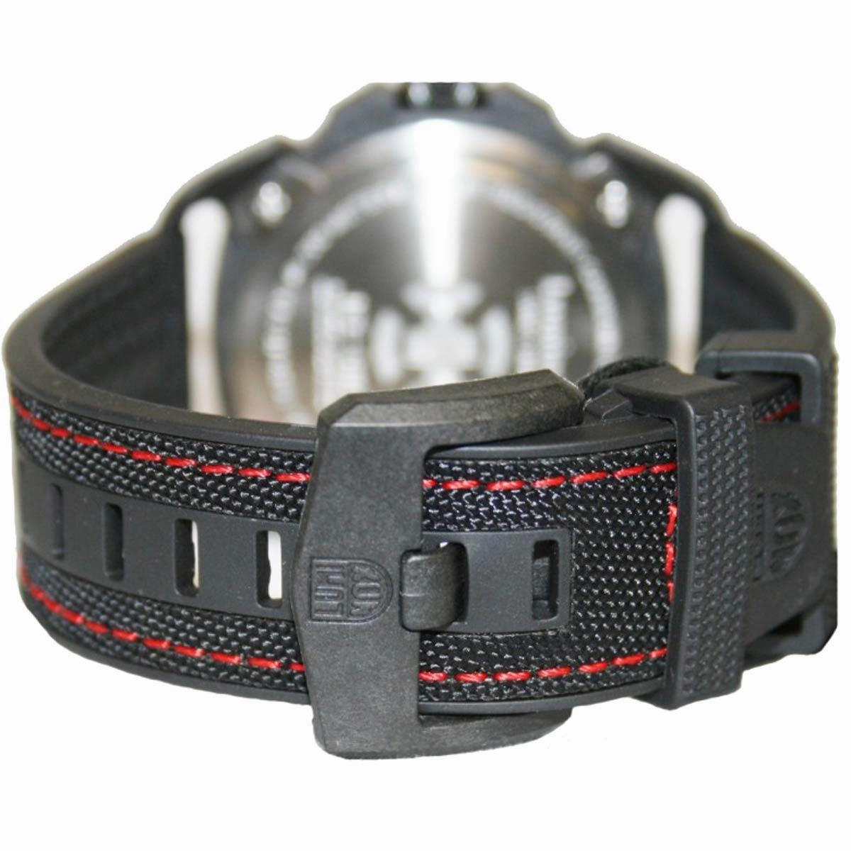 Luminox Men's Swiss Quartz Watch - Ice-Sar Arctic Black Dial Rubber Strap | 1002