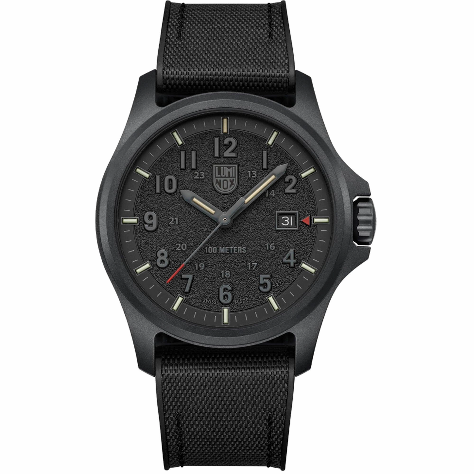 Luminox Men's Watch - Atacama Field Date Black Carbonox Case Rubber Strap | XL.1961