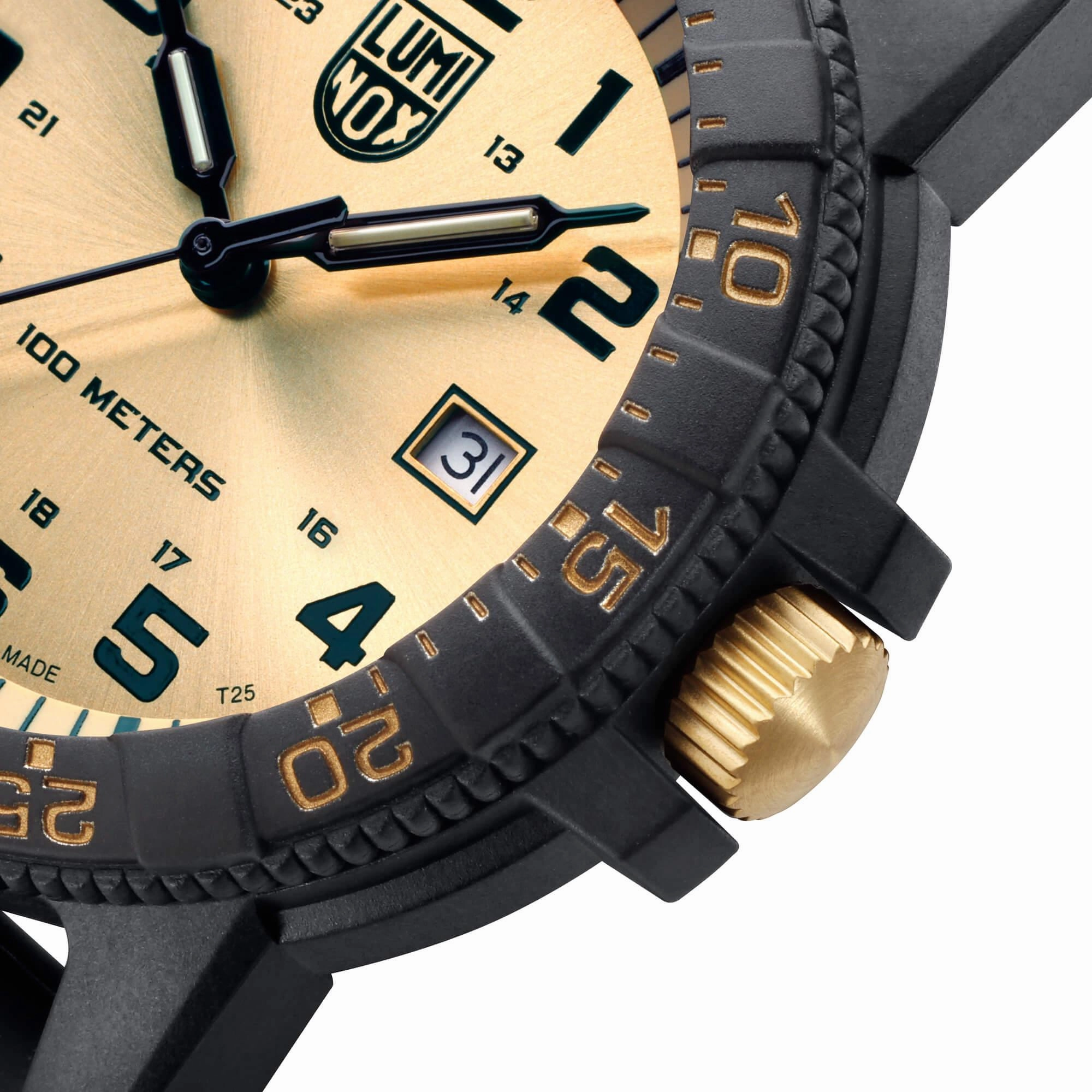Luminox Men's Watch - Leatherback Sea Turtle Giant Black Rubber Strap | XS.0325.GP