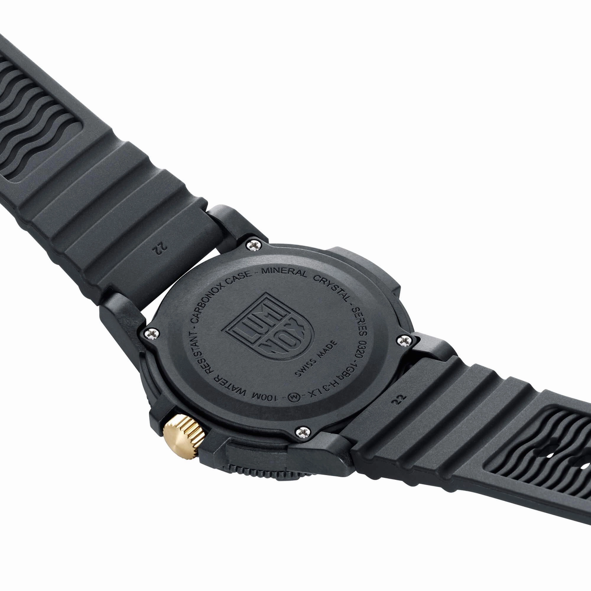 Luminox Men's Watch - Leatherback Sea Turtle Giant Black Rubber Strap | XS.0325.GP