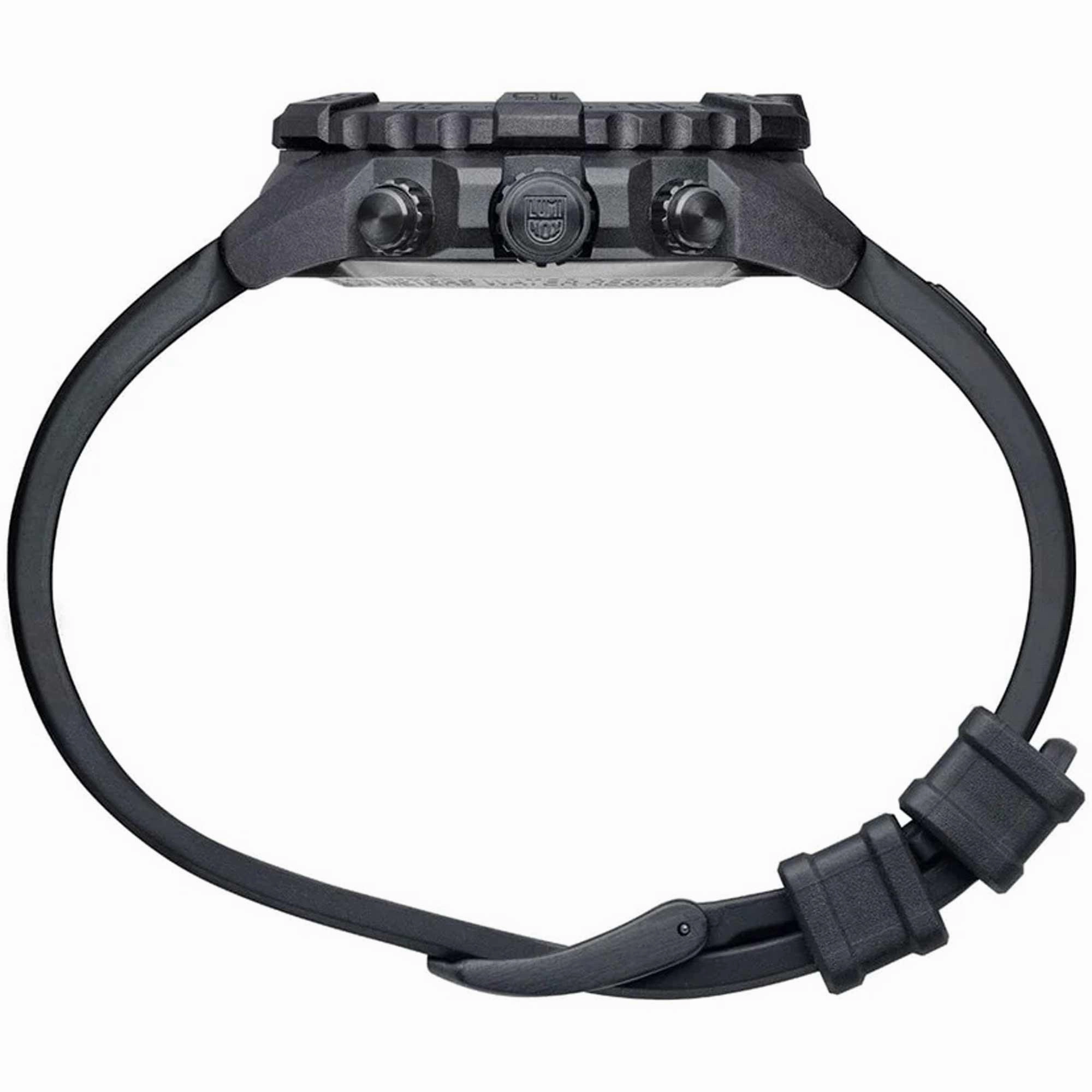 Luminox Men's Watch - Navy Seal Chronograph Military Black Dial Strap | XS.3581.SIS