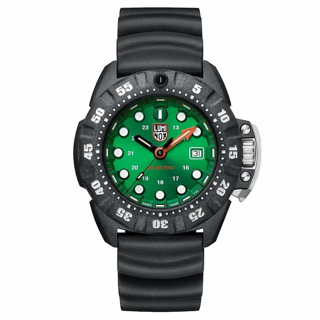 Luminox Men's Watch - Scott Cassell Deep Dive Swiss Quartz Green Dial | 1567