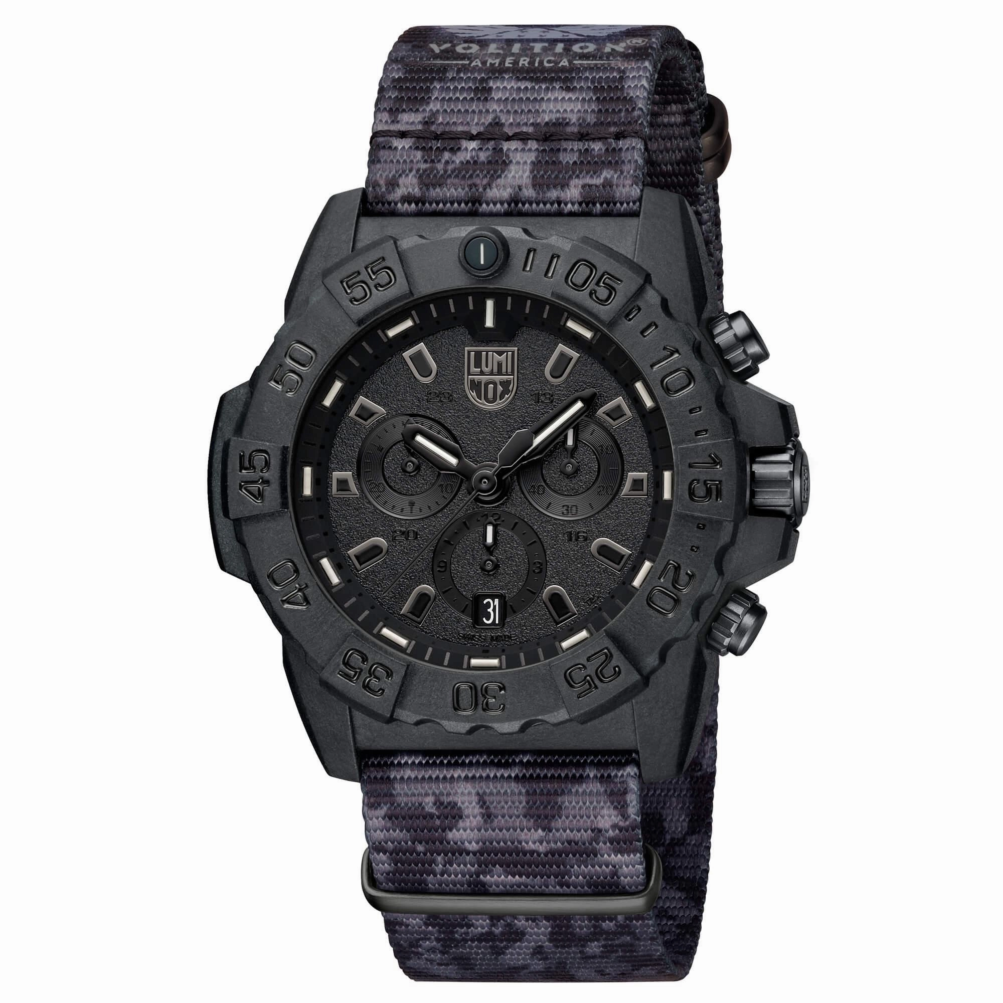 Luminox Men's Watch - X Volition Navy Seal Chronograph Nylon Strap | XS.3581.BO.VOL