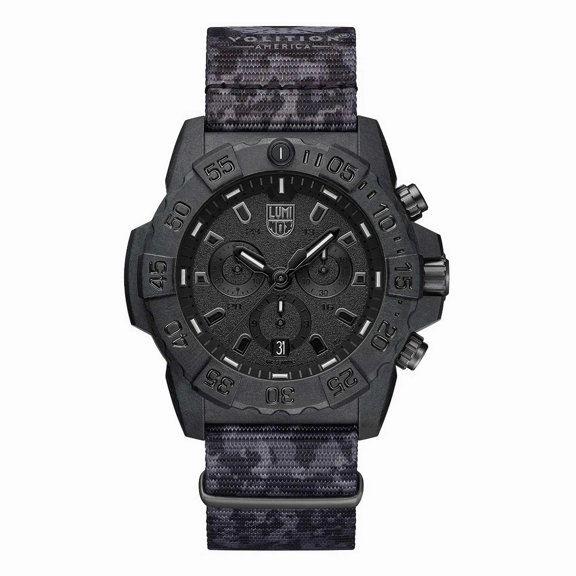 Luminox Men's Watch - X Volition Navy Seal Chronograph Nylon Strap | XS.3581.BO.VOL