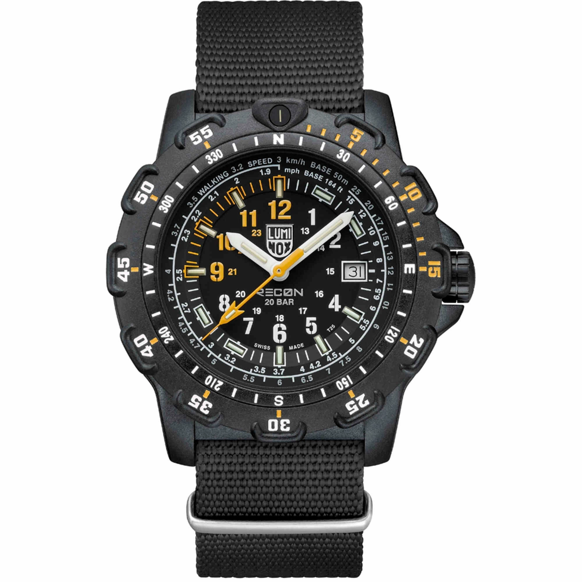 Luminox Men's Watch Set - Recon Point Man Rotating Bezel Black Strap | XL.8825.H.SET
