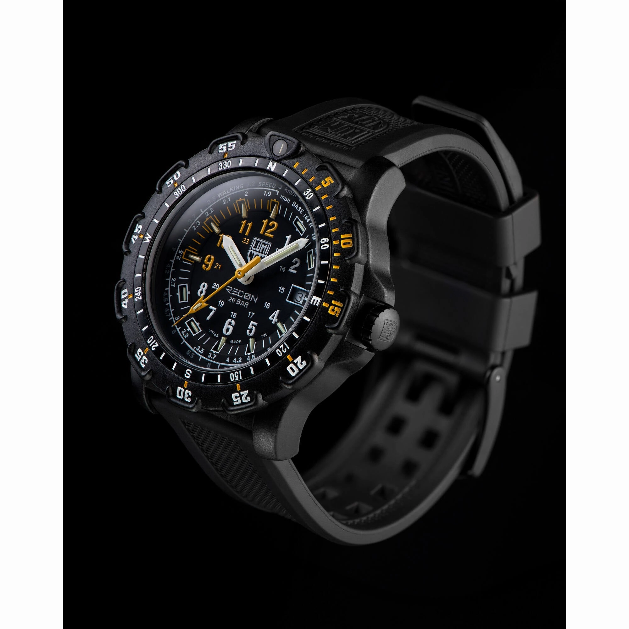 Luminox Men's Watch Set - Recon Point Man Rotating Bezel Black Strap | XL.8825.H.SET