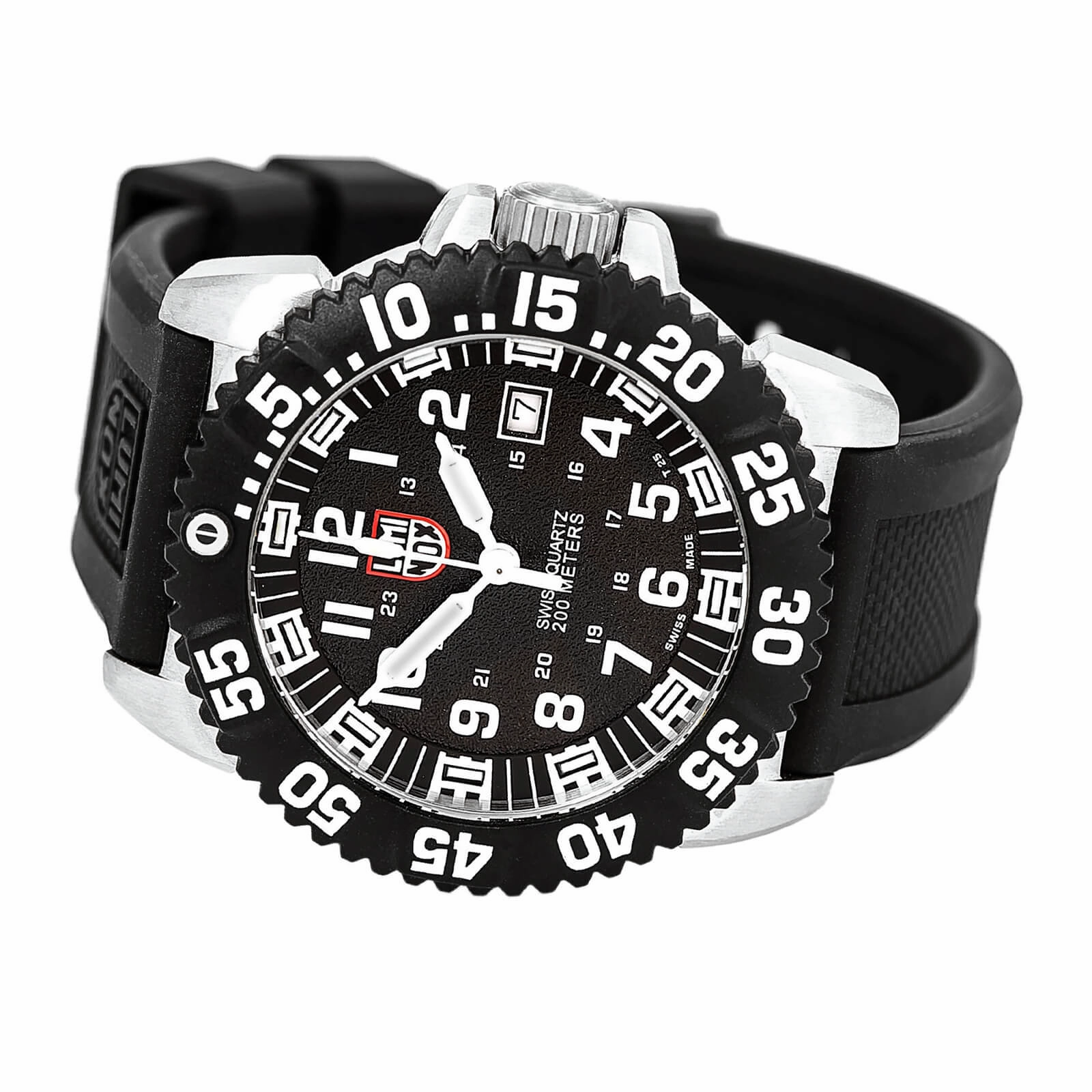 Luminox Men's White Numeral Steel Colormark Watch | 3151.NV