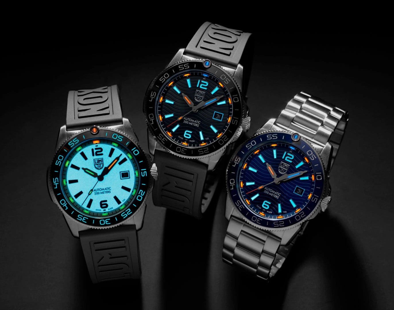 Luminox Pacific Diver Automatic Dive Blue Dial Stainless Steel Watch XS.3104