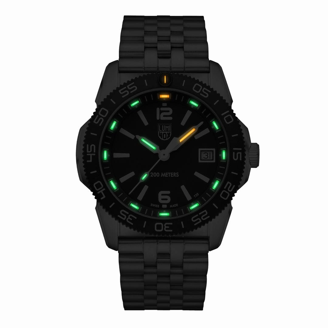 Luminox Pacific Diver Ripple Dive Black Dial Stainless Steel Watch XS.3122M.1