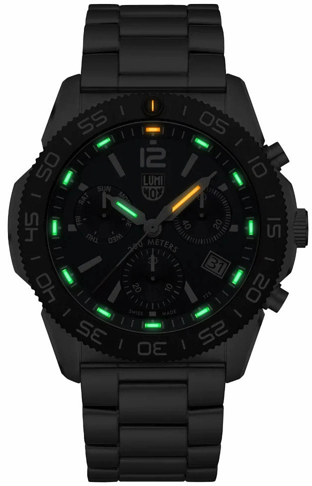 Luminox Sea Pacific Diver 3140 Black Blue Bracelet Watch