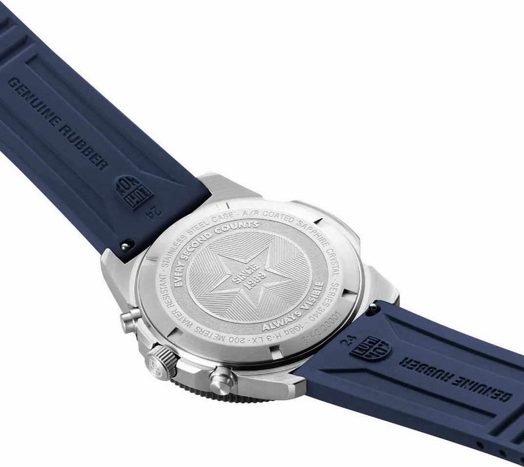 Luminox Sea Pacific Diver Chronograph 3140 Black Blue Watch