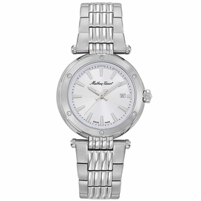 Mathey Tissot Women's Neptune Silver Dial Watch