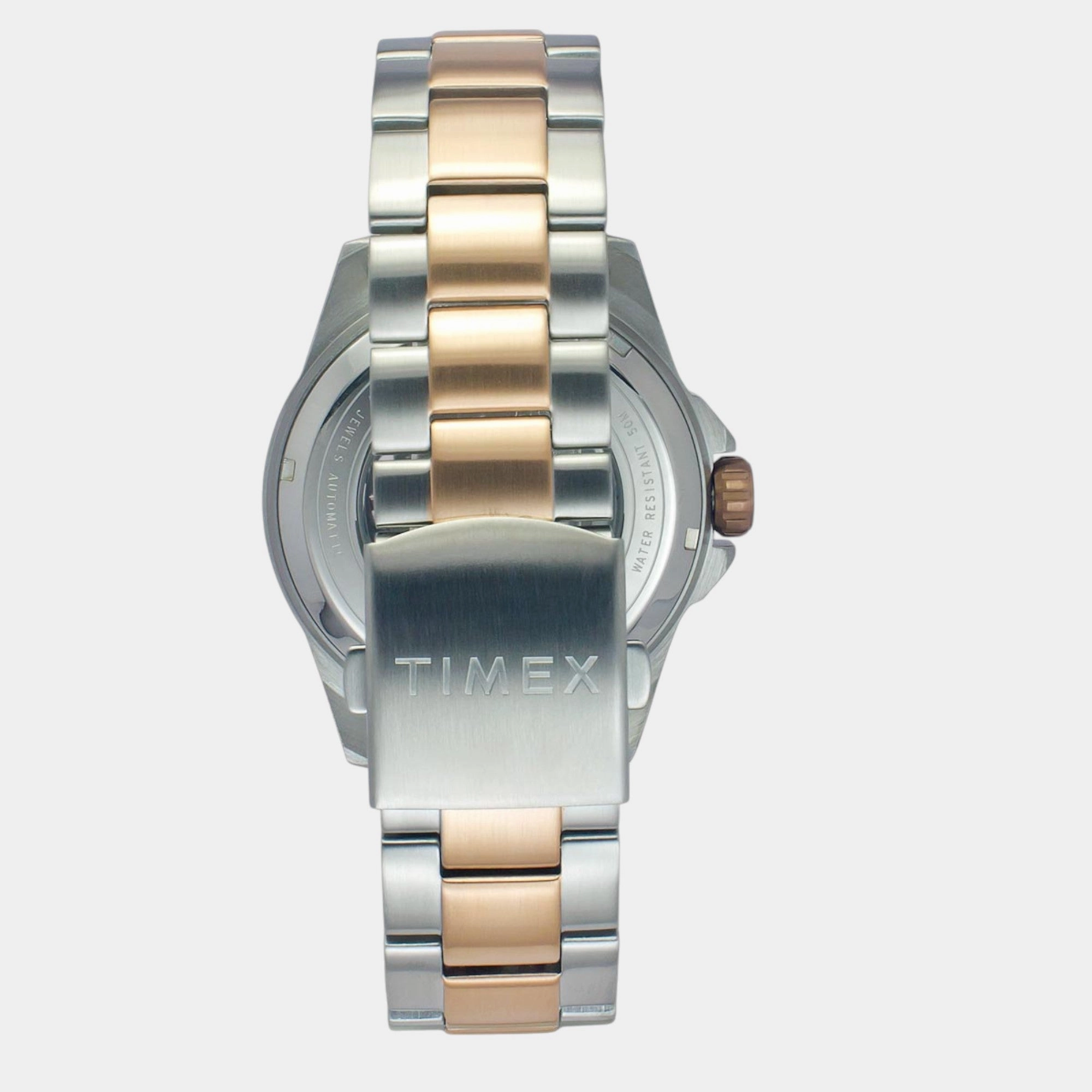 Men Automatic Black Dial Analog Stainless Steel Watch TWEG24102