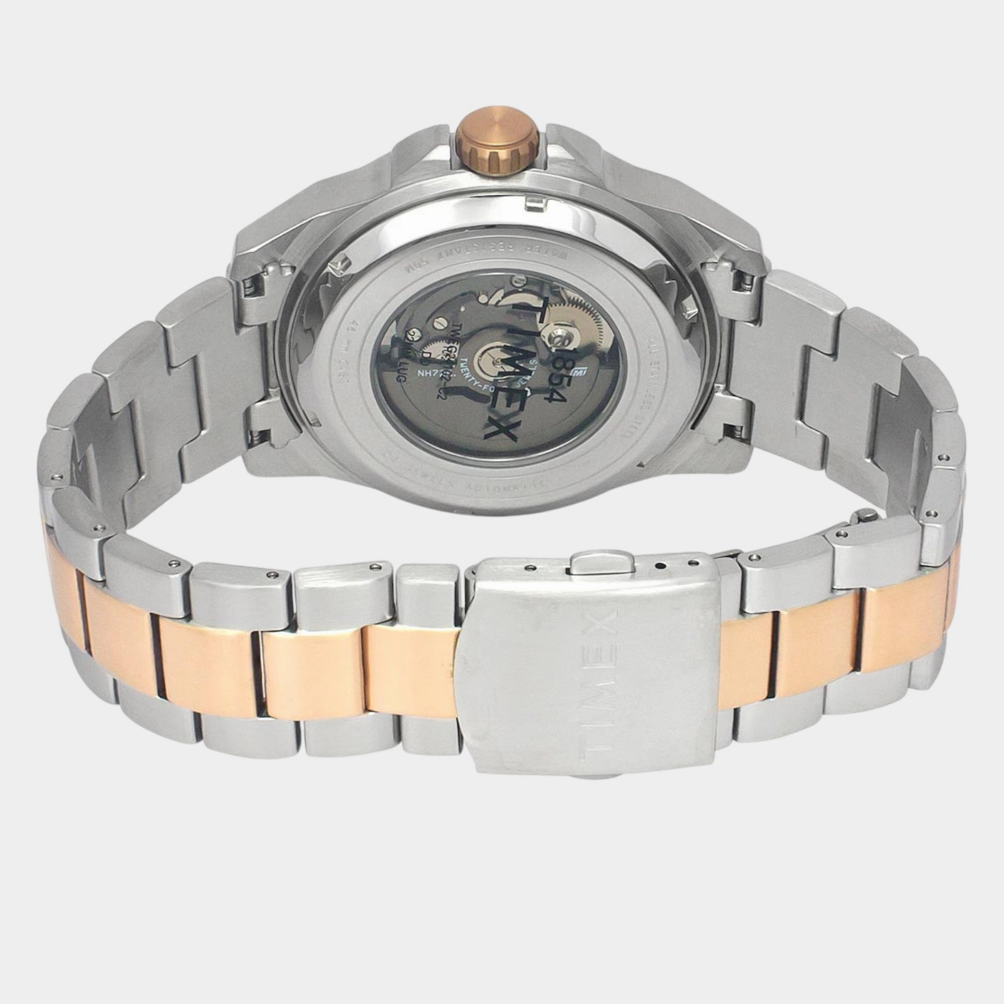 Men Automatic Black Dial Analog Stainless Steel Watch TWEG24102