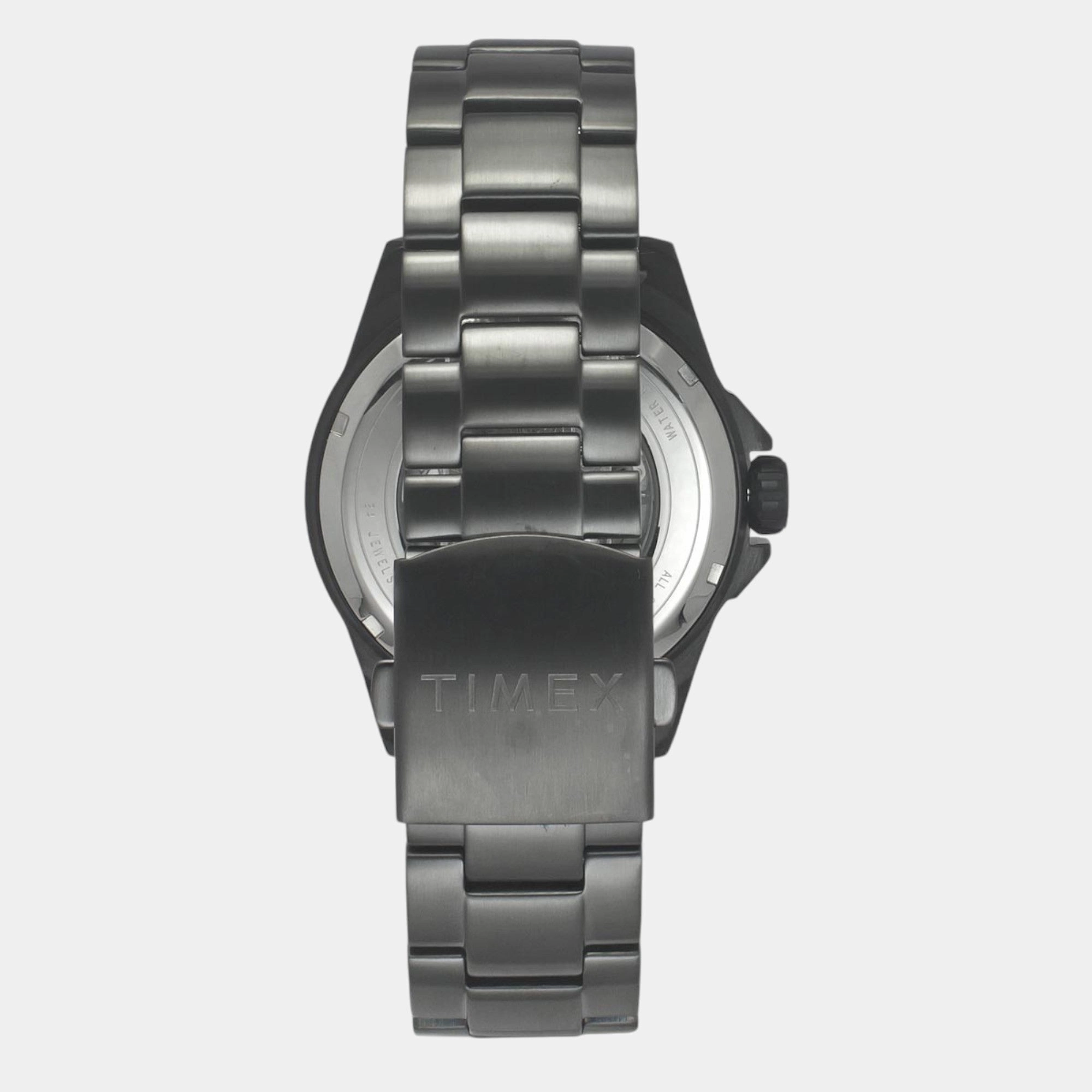Men Automatic Black Dial Analog Stainless Steel Watch TWEG24103