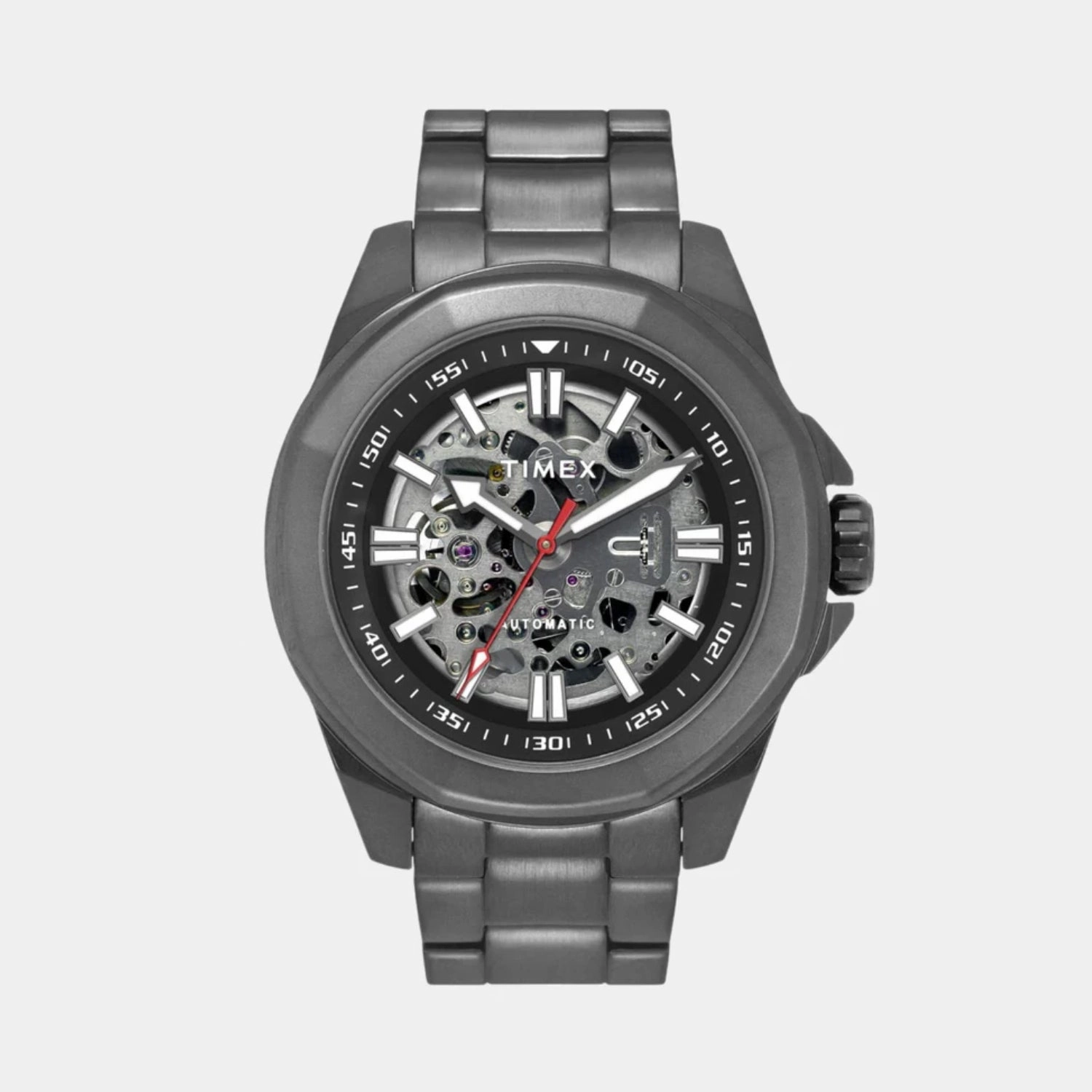 Men Automatic Black Dial Analog Stainless Steel Watch TWEG24103