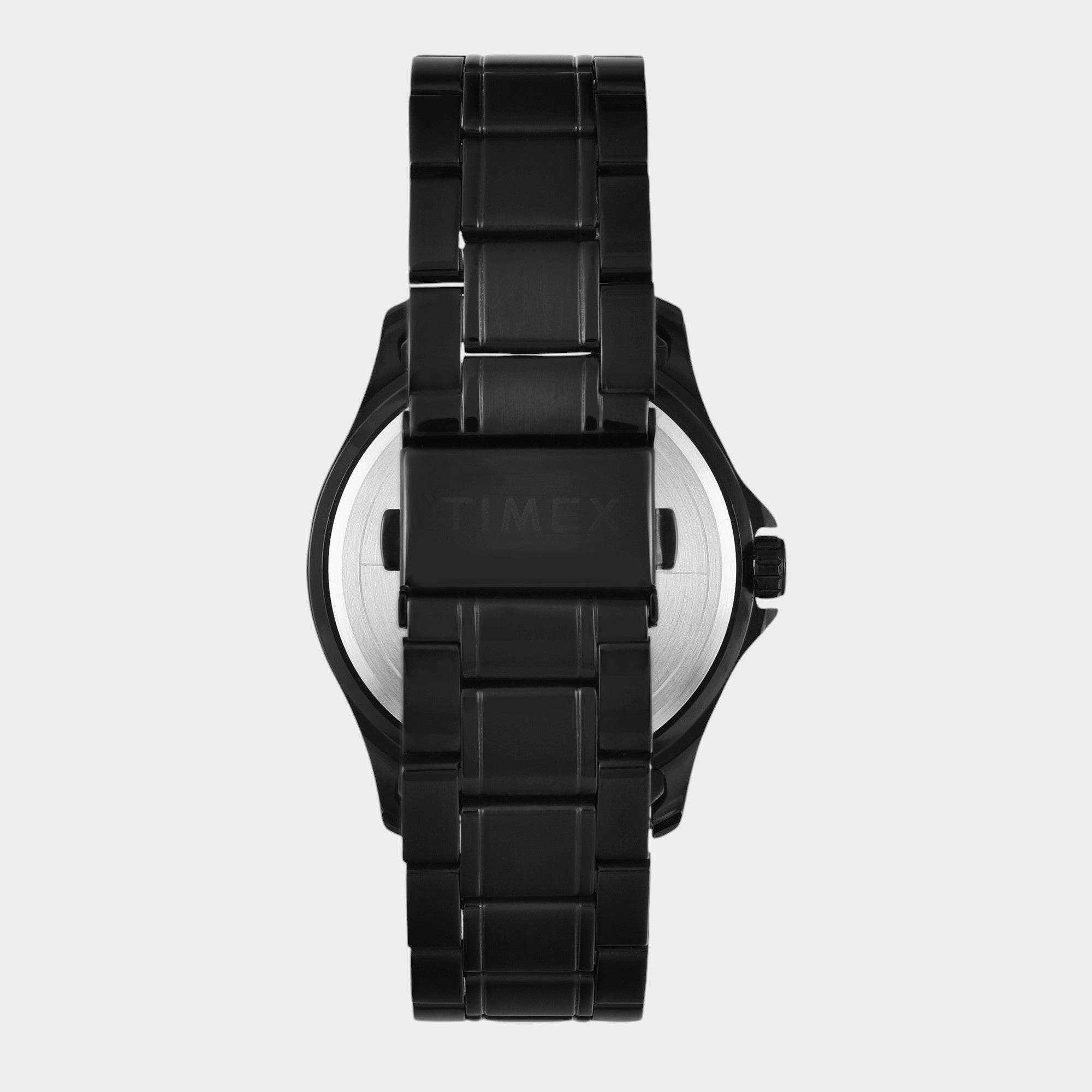 Men Quartz Black Dial Analog Stainless Steel Watch TW000X135