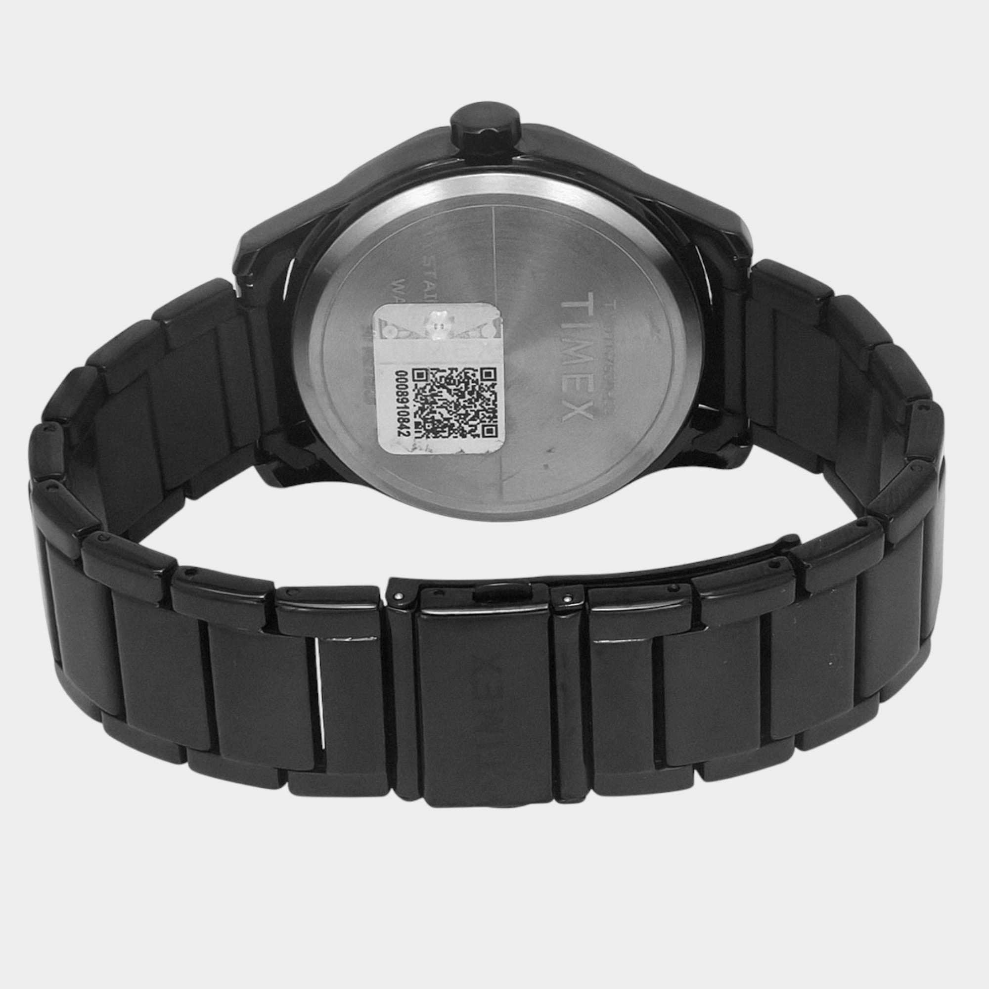 Men Quartz Black Dial Multi-Function Stainless Steel Watch TW0TG7630