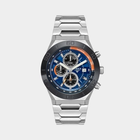 Men Quartz Blue Dial Chronograph Stainless Steel Watch TWEG24900