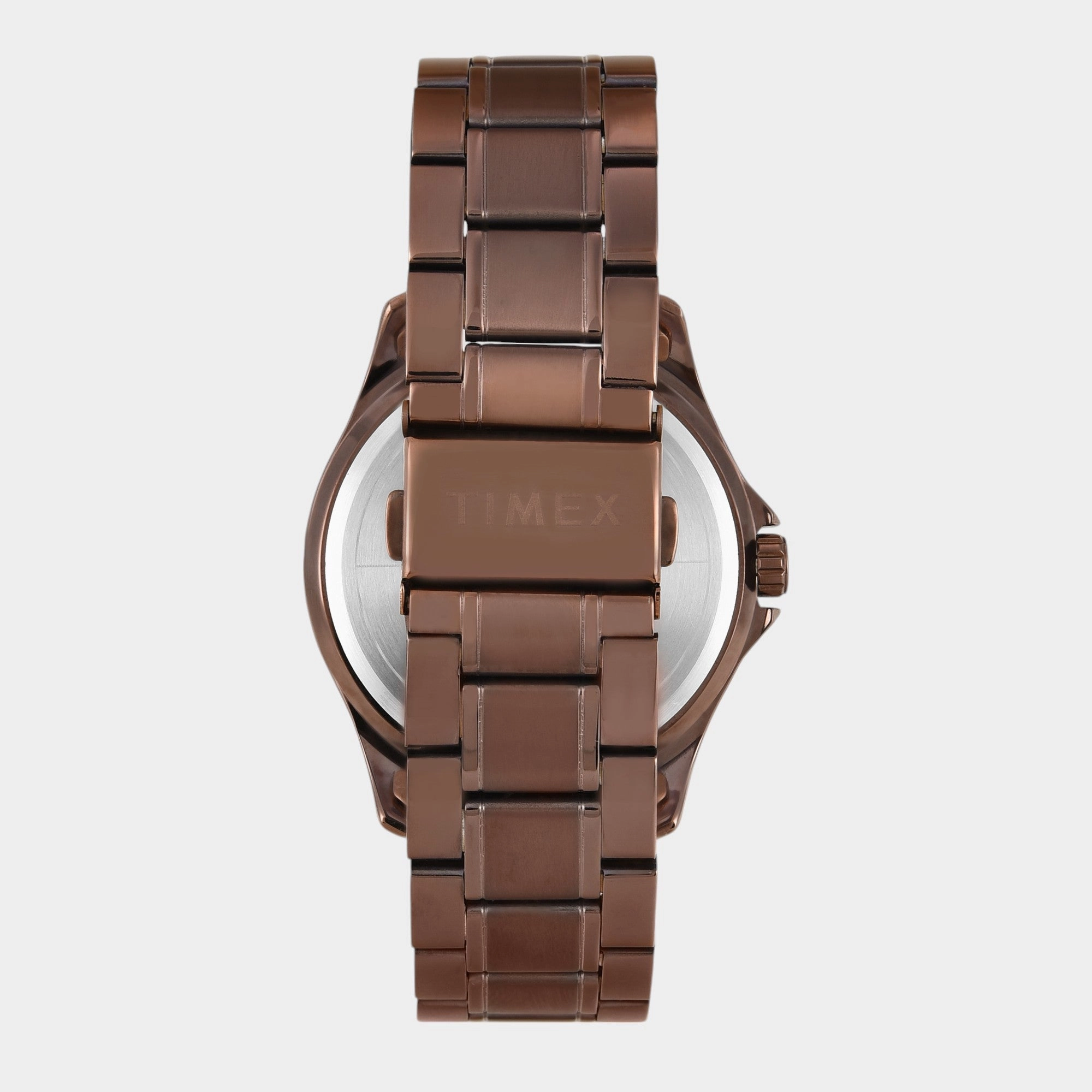 Men Quartz Brown Dial Analog Stainless Steel Watch TW000X136