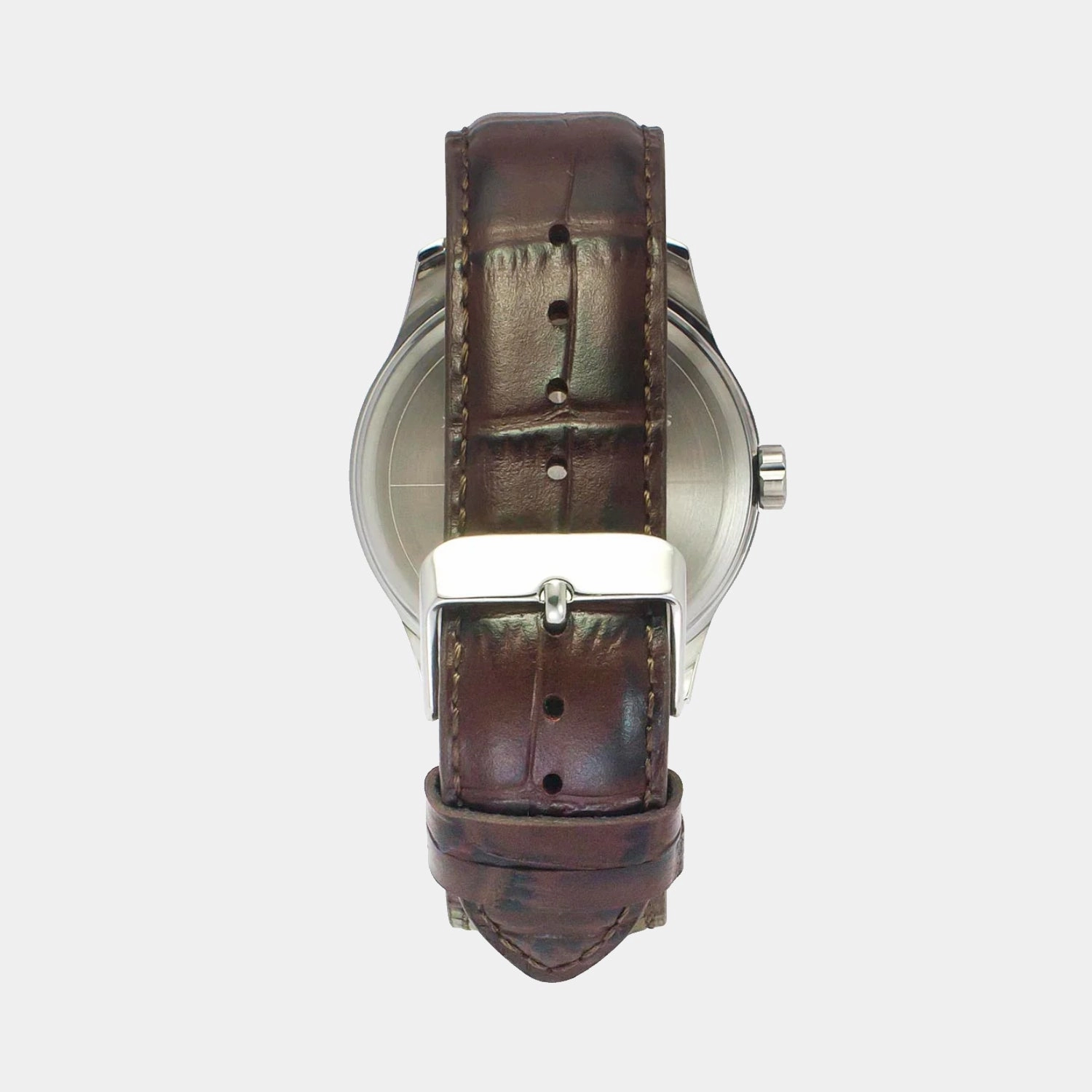 Men Quartz Brown Dial Multi-Function Leather Watch TW0TG7633