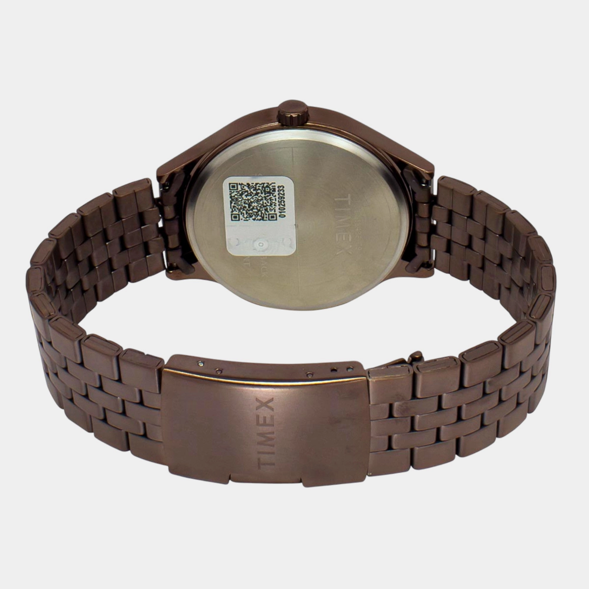 Men Quartz Brown Dial Multi-Function Stainless Steel Watch TWEG18436