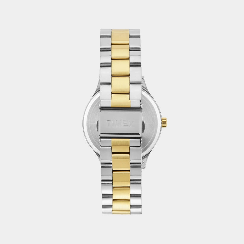 Men Quartz Green Dial Analog Stainless Steel Watch TWEG18443