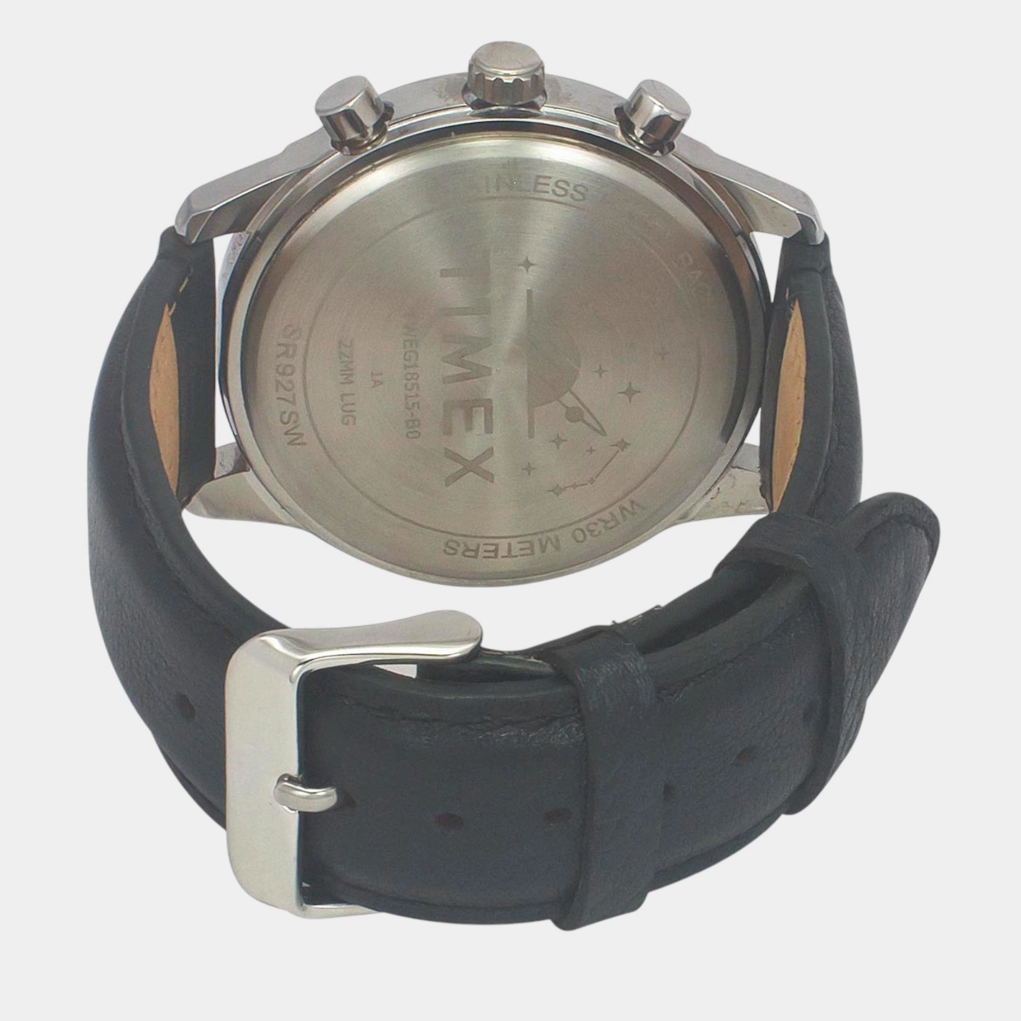 Men Quartz Teal Dial Chronograph Leather Watch TWEG18515