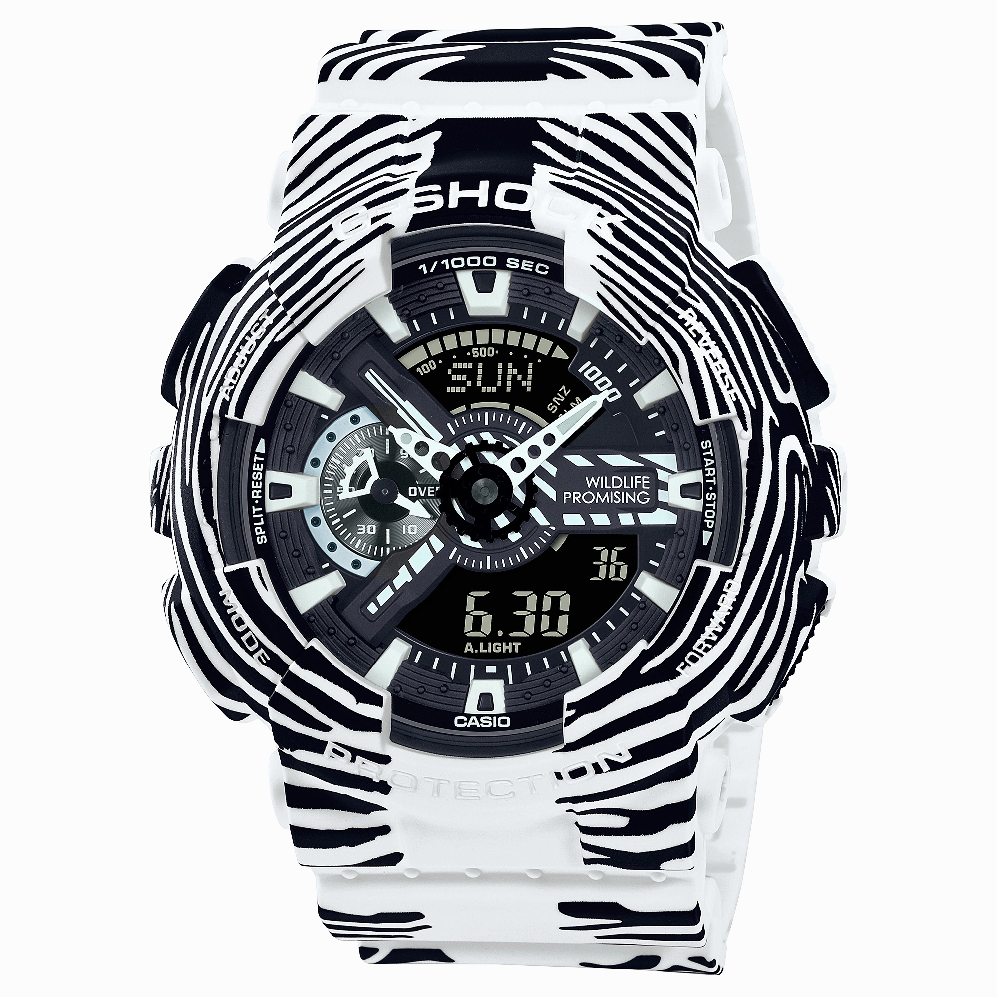 Men's Analog Digital Watch - WILDLIFE PROMISING Collaboration Model (GA-110WLP-7ADR)