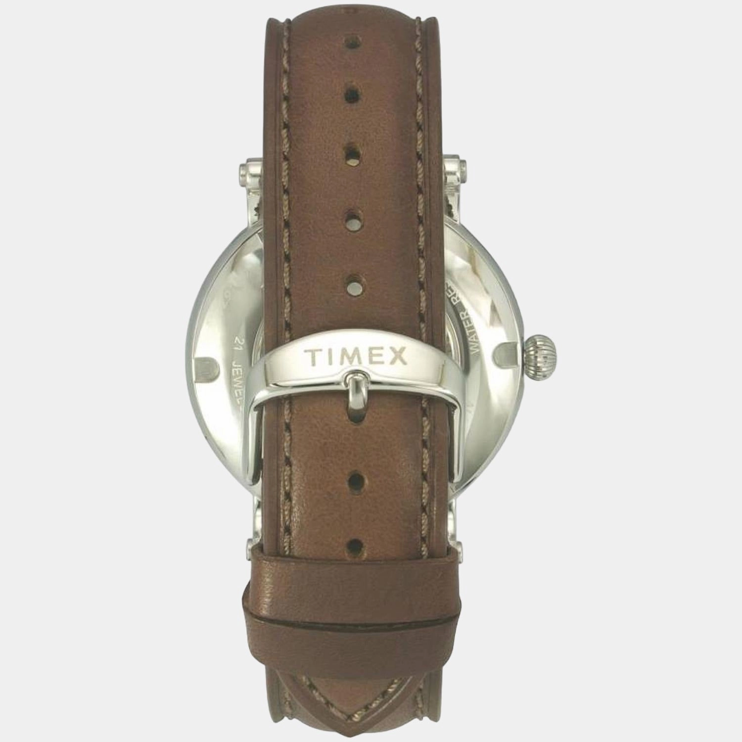 Men's Automatic Green Dial Analog Leather Watch TWEG16717