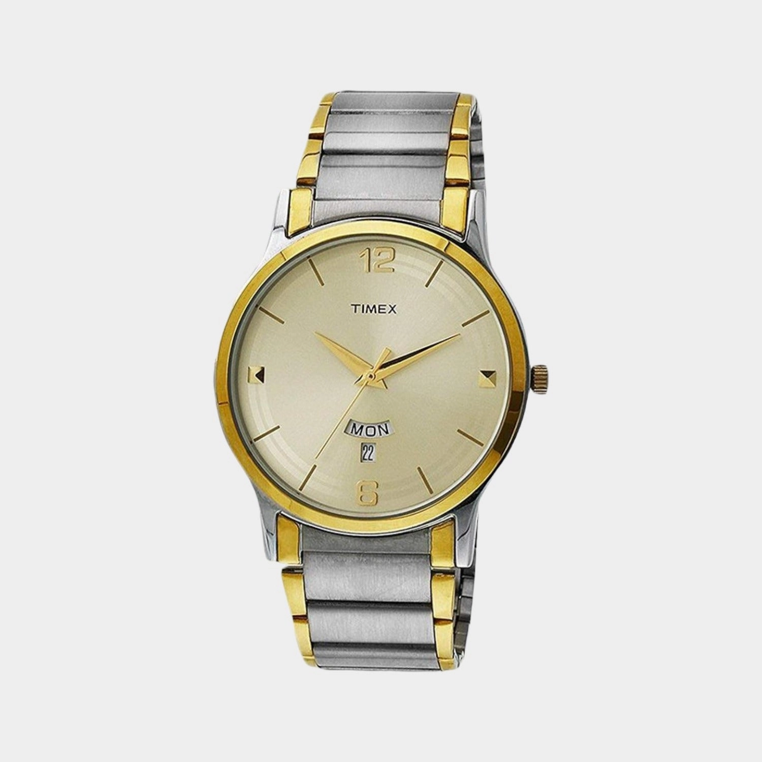 Men's Beige Analog Stainless Steel Watch TW000R426