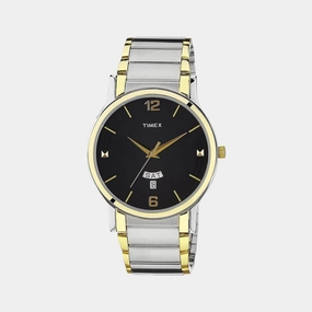 Men's Black Analog Stainless Steel Watch TW000R425