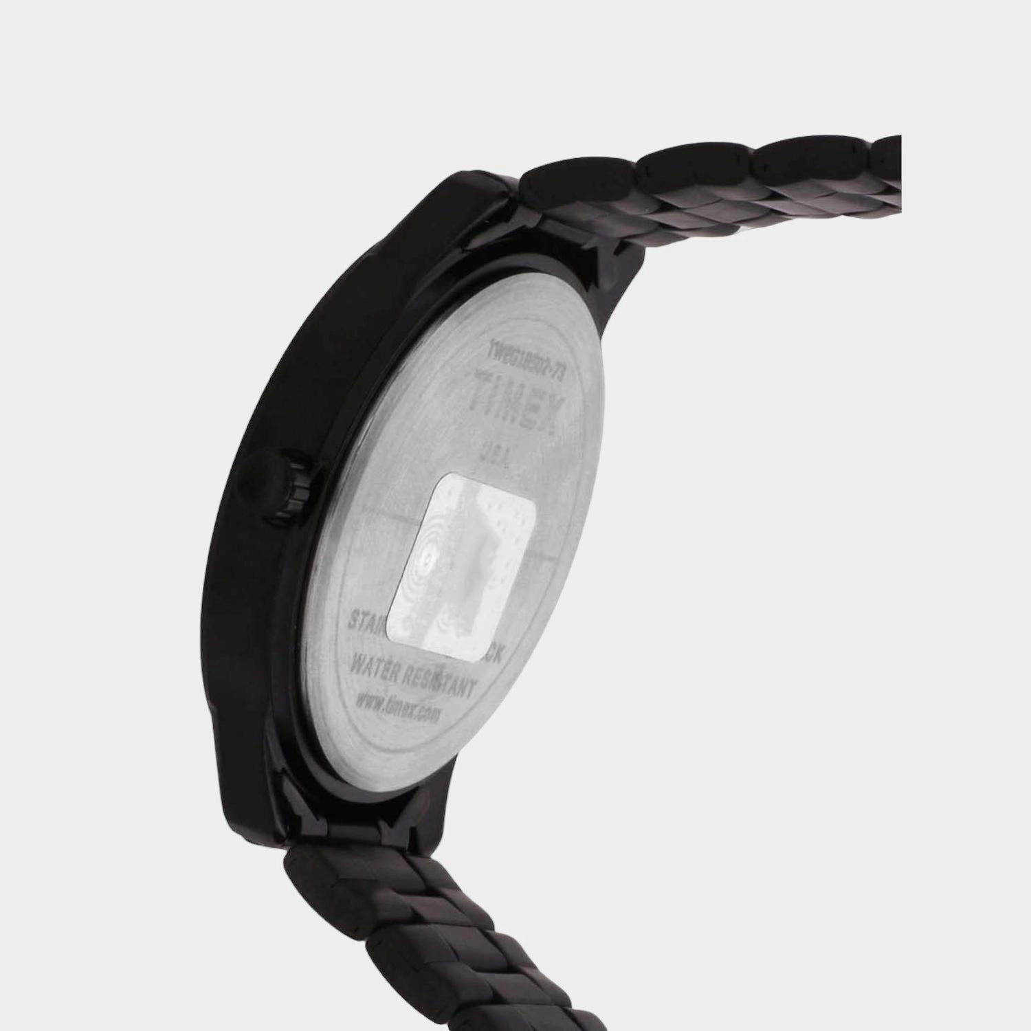 Men's Black Analog Stainless Steel Watch TWEG18502