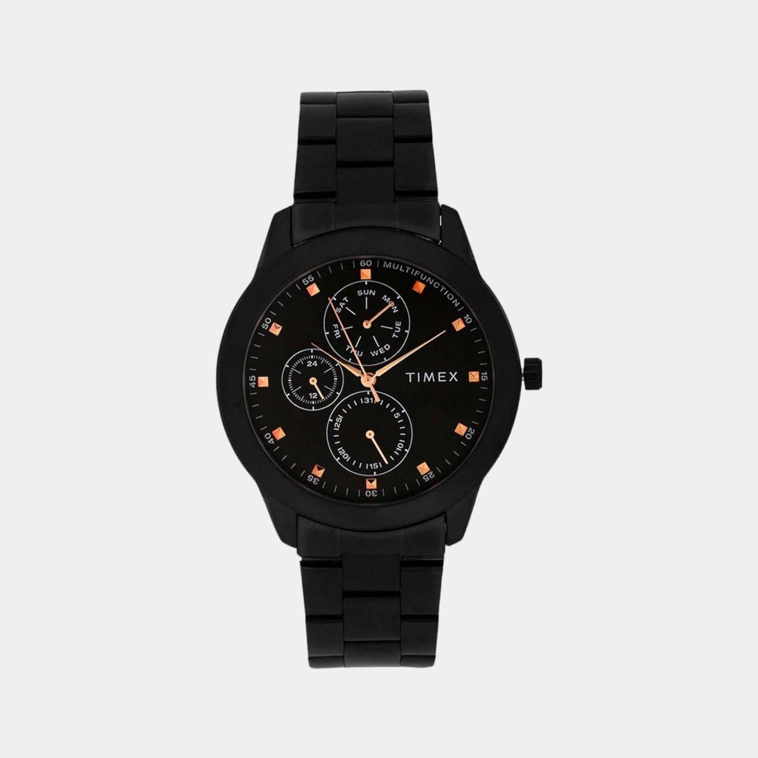 Men's Black Analog Stainless Steel Watch TWEG18502