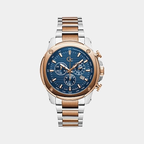 Men's Blue Chronograph Stainless Steel Watch Z13001G7MF