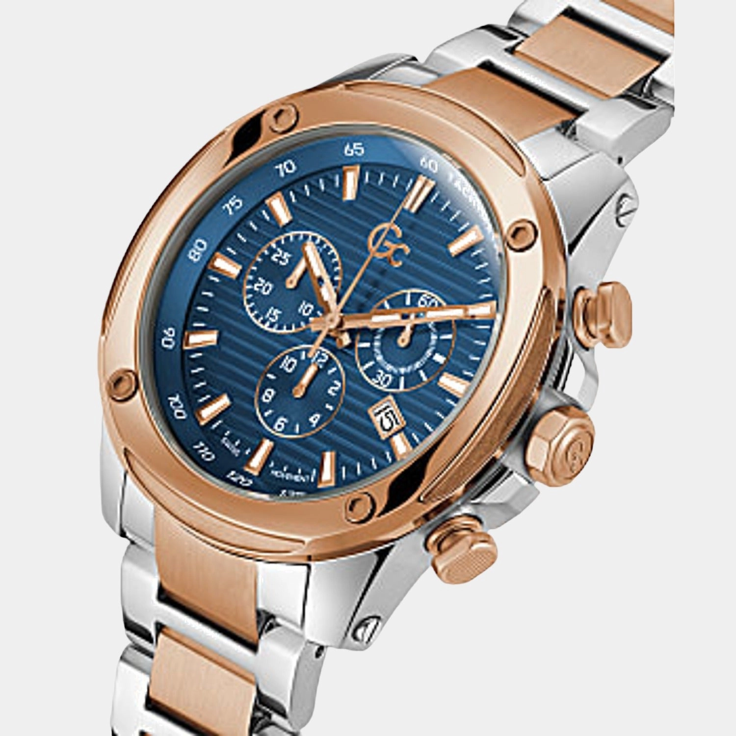 Men's Blue Chronograph Stainless Steel Watch Z13001G7MF