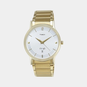 Men's Silver Analog Stainless Steel Watch TI000R420