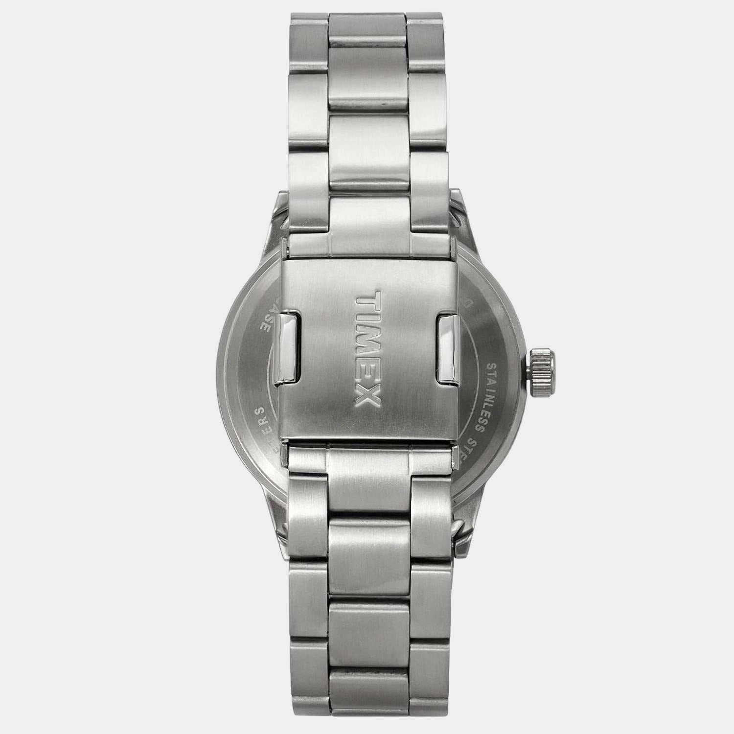 Men's Silver Analog Stainless Steel Watch TWEG19900