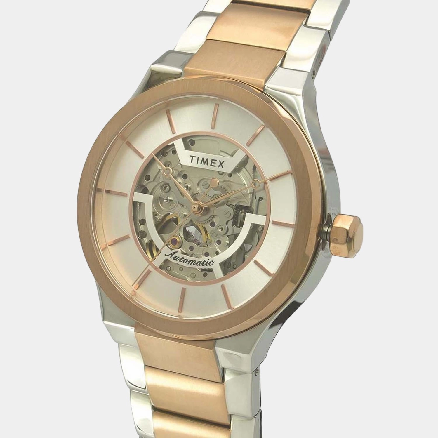 Men's Silver Analog Stainless Steel Watch TWEG20901