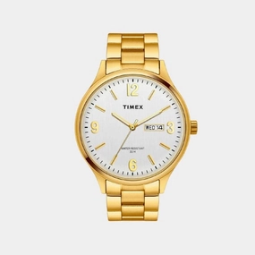 Men's White Analog Stainless Steel Watch TWEG18421