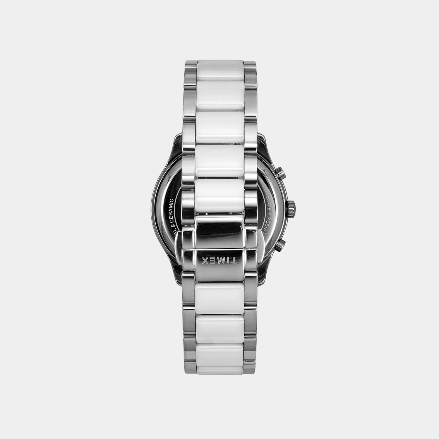 Men Silver Stainless Steel Chronograph Watch TWEG21700
