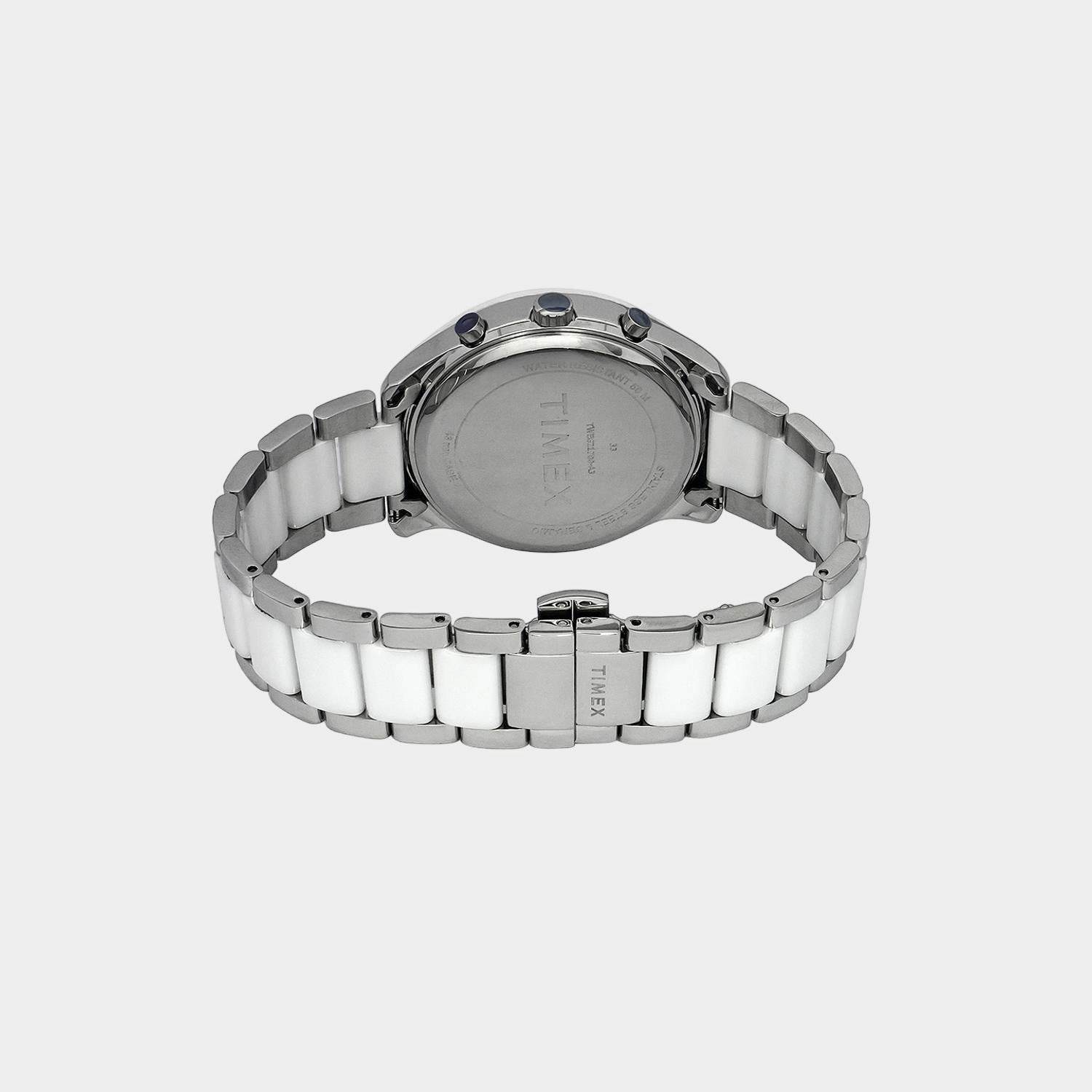 Men Silver Stainless Steel Chronograph Watch TWEG21700