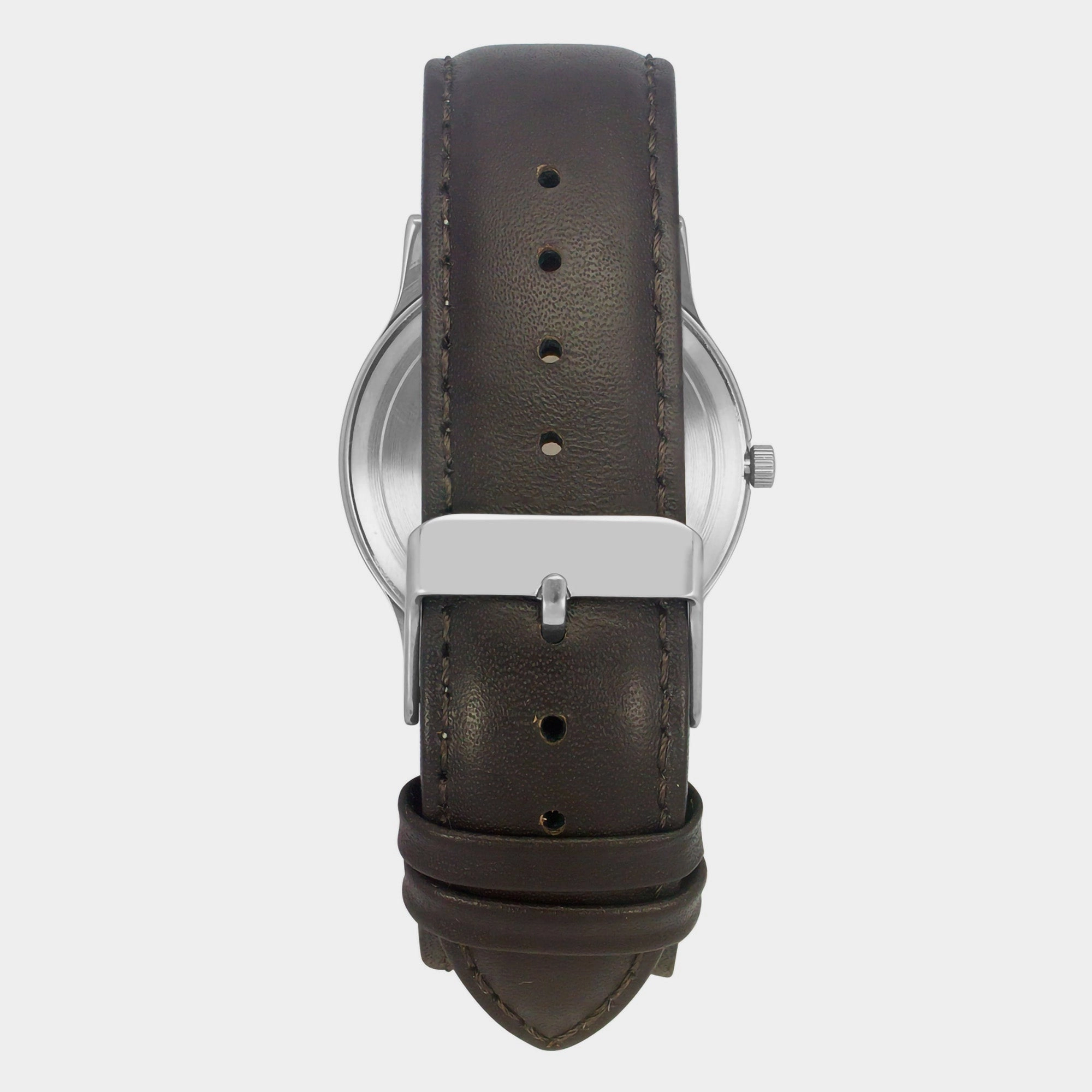 Men White Analog Leather Watch TW00ZR563
